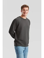 Fruit of the Loom Lightweight Raglan Sweat Pánská raglánová mikina 16.2138 heather grey Fruit of the Loom Lightweight Raglan Sweat Pánská raglánová mikina 16.2138 heather grey
