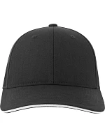 Liberty 6 panelová baseballová kšiltovka black/white model 22411125 - Atlantis Headwear Liberty 6 panelová baseballová kšiltovka black/white model 22411125 - Atlantis Headwear
