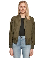 BY 044 Dámská bomber bunda model 22415699 dark olive - Build your Brand BY 044 Dámská bomber bunda model 22415699 dark olive - Build your Brand