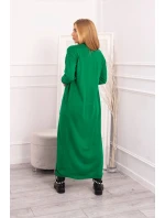 Sweter długi kardigan wiązany w talii zielony Sweter długi kardigan wiązany w talii zielony