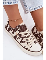 Dámské nízké tenisky Big Star model 22100966 s výšivkou - Big Star Shoes