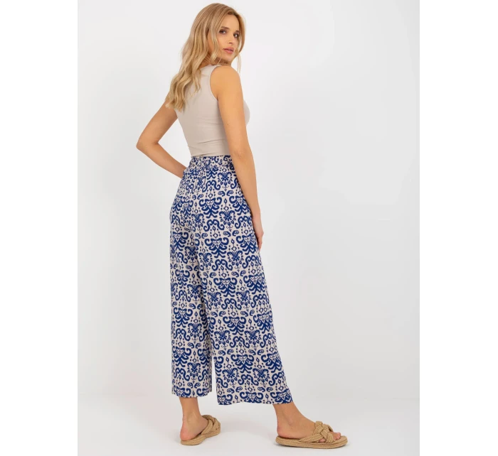 Kalhoty D73770R62237A tmavě modré