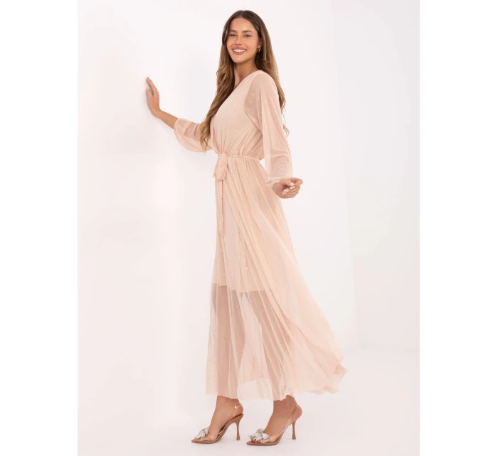 Sukienka IT SK model 21717742 jasny beżowy - FPrice