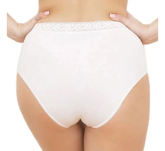 Dámské kalhotky Fiore maxi white - ITALIAN FASHION