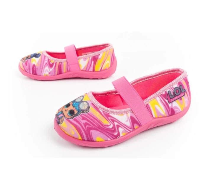 Leomil dětské boty baleríny papuče kapradiny pro dívky LOL