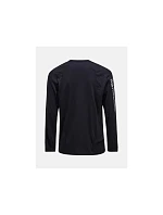Pánské tričko PEAK PERFORMANCE M Trail Wool Blend LS, černé
