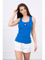 Pruhovaná halenka s halenkou v barvě chrpy Pruhovaná halenka s halenkou v barvě chrpy