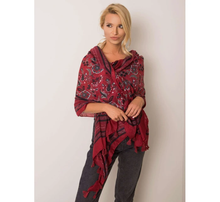 Chustka AT CH model 21305600 bordowy - FPrice Chustka AT CH model 21305600 bordowy - FPrice