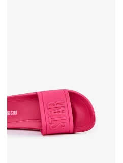 Dámské módní pantofle Big Star - růžové