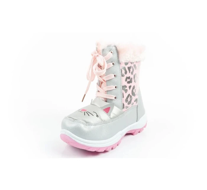 dětské zimní sněhové boty teplé pro dívky model 21813343 - Leomil dětské zimní sněhové boty teplé pro dívky model 21813343 - Leomil