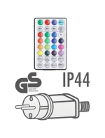 VÁNOČNÍ STROMEK SVĚTLA VENKOVNÍ/VNITŘNÍ SVĚTELNÝ ZÁVĚS 120 VEDL 300X60CM S DÁLKOVÝM OVLÁDÁNÍM TEPLÁ BÍLÁ