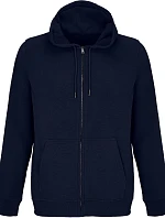 SOL'S Calipso Unisex mikina s kapucí z těžké bavlny 25.4237 french navy