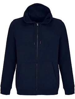 SOL'S Calipso Unisex mikina s kapucí z těžké bavlny 25.4237 french navy