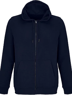 SOL'S Calipso Unisex mikina s kapucí z těžké bavlny 25.4237 french navy