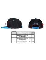 Result Headwear RC 082X 6 panelová kšiltovka s plochým kšiltem 28.082X black/azure Result Headwear RC 082X 6 panelová kšiltovka s plochým kšiltem 28.082X black/azure