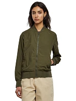 BY 044 Dámská bomber bunda model 22415699 dark olive - Build your Brand BY 044 Dámská bomber bunda model 22415699 dark olive - Build your Brand