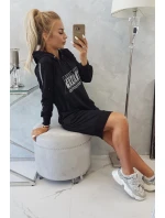 Šaty s model 21752932 potiskem černé - K-Fashion