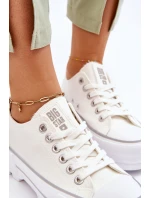 Látkové tenisky na platformě Big Star model 21610273 Bílá - Big Star Shoes