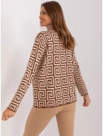 Sweter AT SW model 18955182 brązowy - FPrice Sweter AT SW model 18955182 brązowy - FPrice