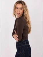 Bluzka IT BZ model 21757247 brązowy - FPrice Bluzka IT BZ model 21757247 brązowy - FPrice