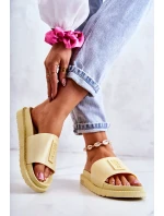 Dámské pantofle Big Star - žluté Dámské pantofle Big Star - žluté