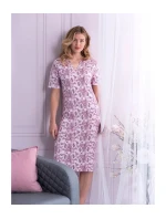 Dámská noční košile 15231-304-2 růžová-potisk - Pastunette Dámská noční košile 15231-304-2 růžová-potisk - Pastunette
