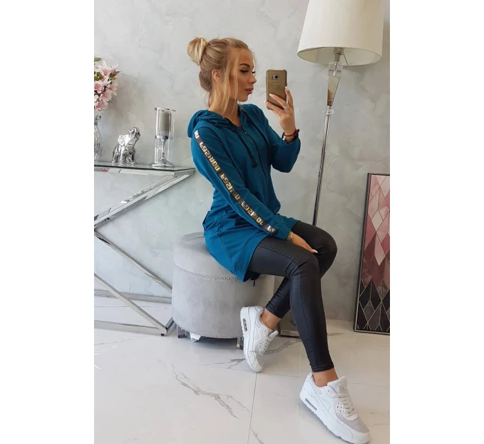 Dámská delší mikina se zipem na zádech Marine model 21345012 - Kesi Dámská delší mikina se zipem na zádech Marine model 21345012 - Kesi