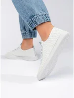 Pohodlné  tenisky bílé dámské