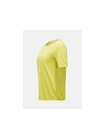 Dámské tričko PEAK PERFORMANCE W Wool-Blend Shortsleeve, žlutá barva