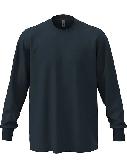 N Těžké oversize tričko s dlouhým rukávem 08. midnight navy model 22461879 - Next Level Apparel N Těžké oversize tričko s dlouhým rukávem 08. midnight navy model 22461879 - Next Level Apparel