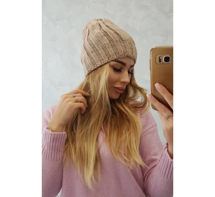 Fleecová čepice Ida K320 tmavě béžová Fleecová čepice Ida K320 tmavě béžová