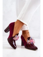 Semišové lodičky z kůže s model 21577735 - Boto