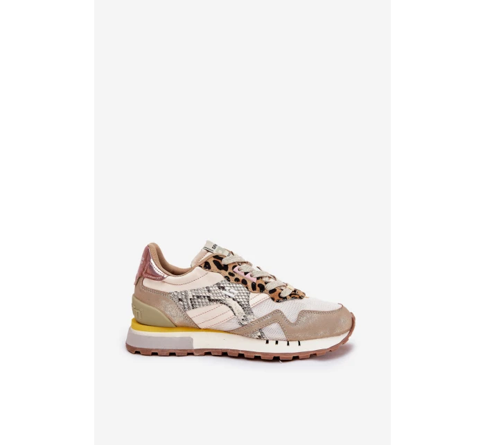 Tenisky Sportovní Boty Dámské D.Franklin DFSH378006 Zlaté