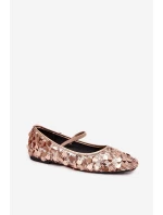 Baleríny Ozdobené Růžové model 21757698 - Boto Baleríny Ozdobené Růžové model 21757698 - Boto