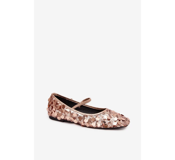Baleríny Ozdobené Růžové model 21757698 - Boto Baleríny Ozdobené Růžové model 21757698 - Boto