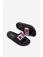 Dětské pantofle Big Star TT374A004 Černo-Růžové Dětské pantofle Big Star TT374A004 Černo-Růžové