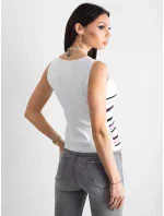 Dámský top AT TP 5038.28P bílý a růžový