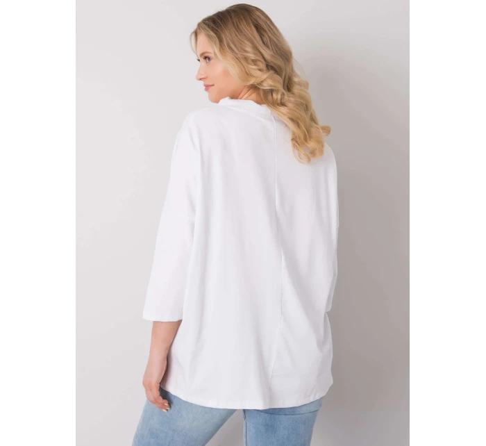 Bluzka RV BZ model 19693285 biały - FPrice Bluzka RV BZ model 19693285 biały - FPrice