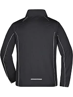 Daiber JN 1122 Pánská softshell bunda s odepínacími rukávy 02.1122 black/silver