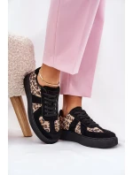 Dámské Tenisky S Vzorem Na Platformě Černé model 21689453 - Boto Dámské Tenisky S Vzorem Na Platformě Černé model 21689453 - Boto