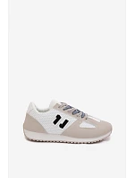 Dámské Tenisky S Dekorativním Šněrováním Šedé Henira