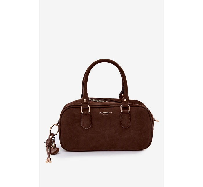 Malá Eko semišová kabelka typu kufřík Annelle