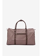 Vzorovaná cestovní taška tmavě béžová Suelle