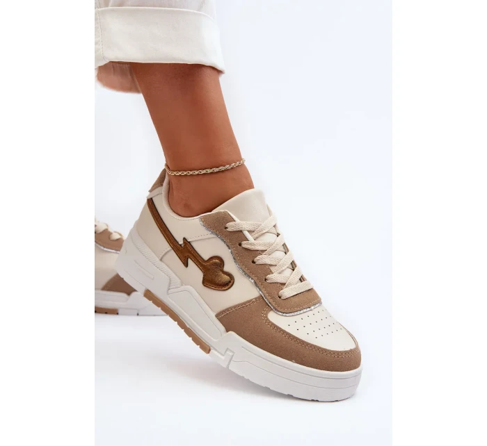 Dámské Tenisky na platformě Béžová Zeparine Dámské Tenisky na platformě Béžová Zeparine