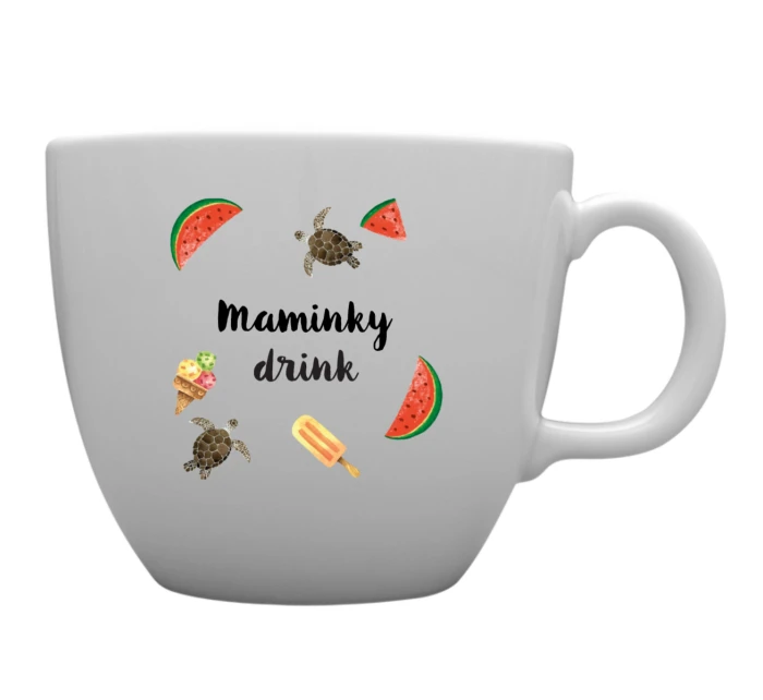 Personalizovaný MEGA XXL keramický hrnek 1000 ml s letním mixem 