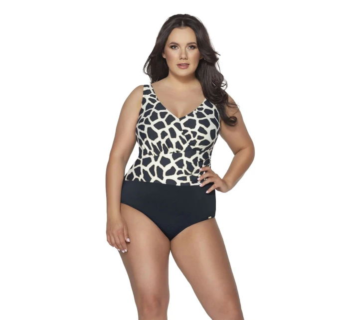 Dámské jednodílné plavky 54 navy blue - AVA