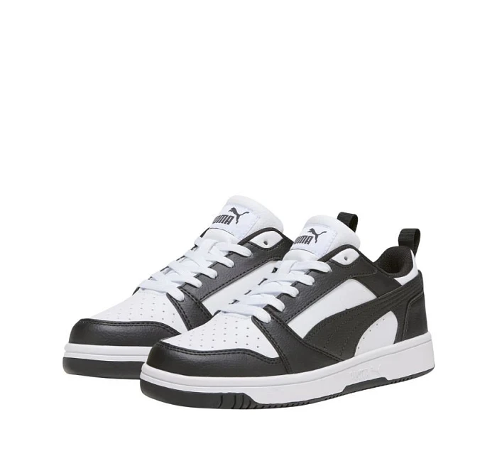 Dětské boty Rebound Lo Mid white and black 01 model 21396401 - Puma