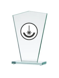 Gravírovaná skleněná trofej