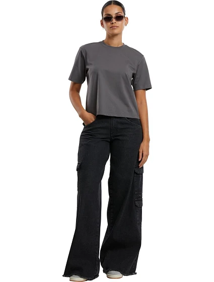 BY Dámské těžké tričko 56.0 navy model 22456719 - Build your Brand BY Dámské těžké tričko 56.0 navy model 22456719 - Build your Brand