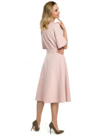 M396 Šaty - pudrové